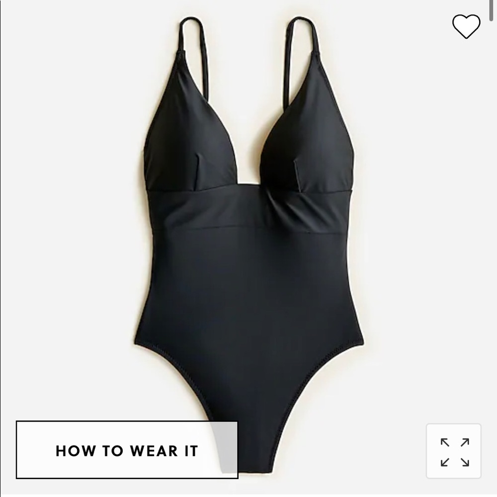 JCREW Plunge One Piece